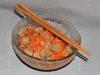 Соевое мясо по корейски