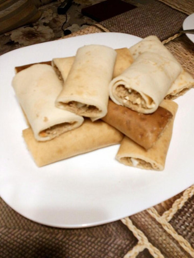 Начинка для блинов из соевого мяса