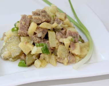 Салат мясной к праздничному столу