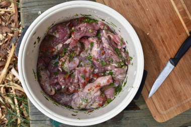 Как замариновать мясо нутрии