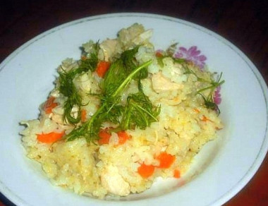 Плов с курицей или индейкой