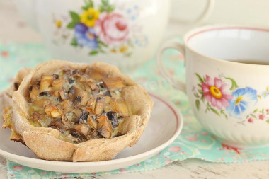 Перепечи с грибами