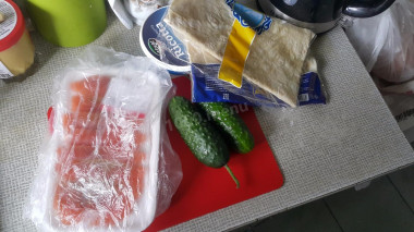 Рецепт - Рулет с рыбой в лаваше - Шаг 1 - Наши ингредиенты