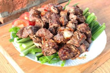 Шашлык из мяса косули