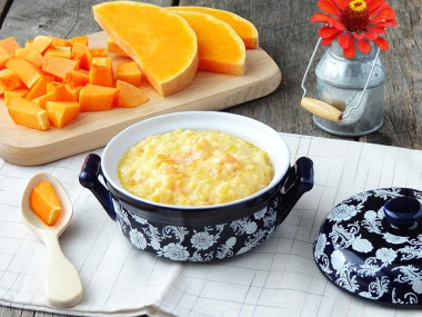 Кукурузная каша с тыквой в мультиварке