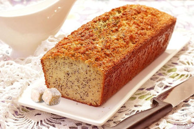 Манник с маком на молоке в духовке