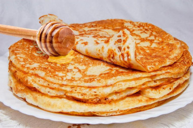 Блины на кислом молоке пышные
