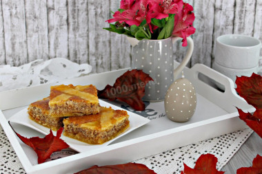 Песочный Лейпцигский пирог с джемом