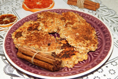 Овсяное печенье на сковороде