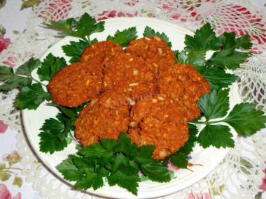 Котлеты из нута в духовке