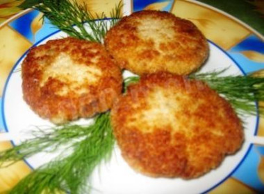 Блюдо из судака - биточки рыбные