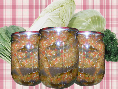 Язык из баклажанов Огонёк