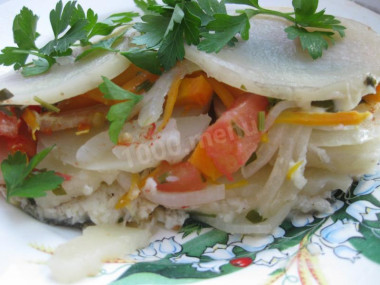 Рыба запеченная в фольге
