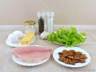 Рецепт - Закуска Рафаэлло из рыбы - Шаг 1 - Я использовала замороженное рыбное филе тилапии, она имеет очень нежную сочную мякоть. Но думаю, что ее можно с успехом заменить другим рыбным филе, например судака, трески, минтая и др. Главное чтобы рыба не была слишком сухая или наоборот жирная.Из данного количества ингредиентов у меня получилось 10 рыбных шариков.