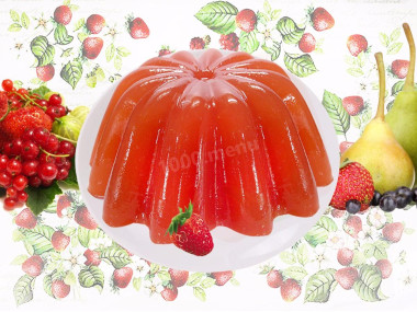 Десерт Желе из замороженных ягод и желатина