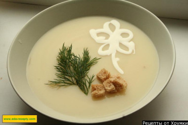 Суп пюре из цветной капусты быстро и вкусно