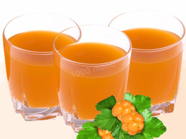Кисель из ягод морошки