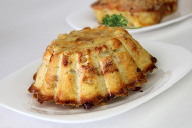 Мясной пудинг куриный