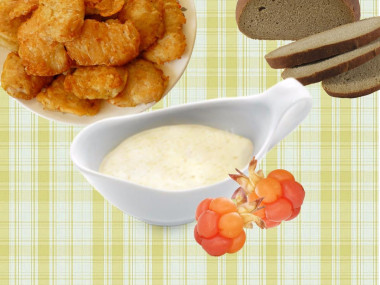Соус для рыбы из морошки