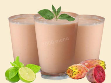 Смузи из плодов кактуса