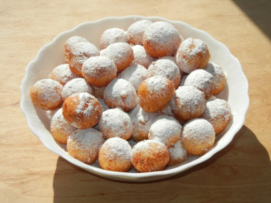 Творожные пончики классические