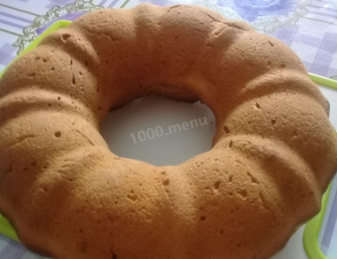 Кекс на сметане с ванильным вкусом за 30 минут