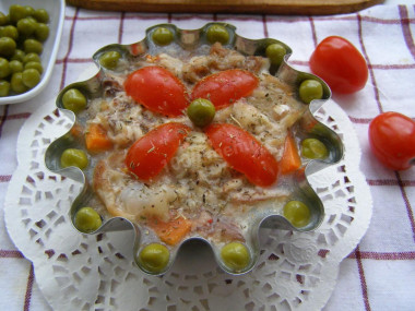 Холодец из курицы в мультиварке