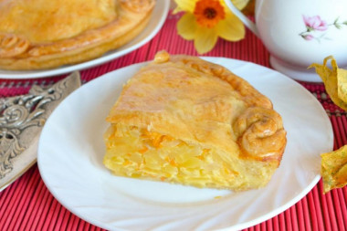 Закрытый пирог с картошкой
