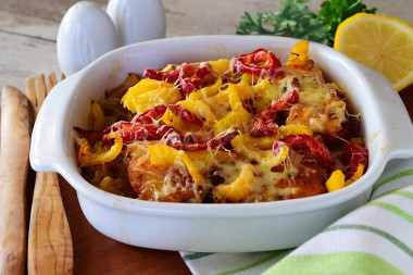 Морской язык с картошкой