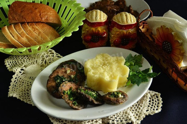 Рыжики жареные