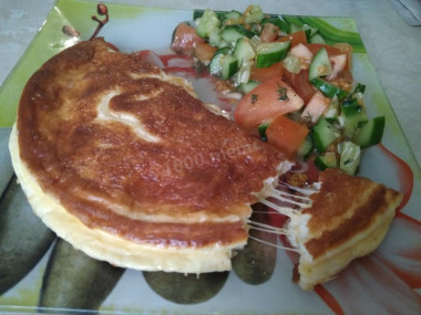 Омлет с сыром и йогуртом