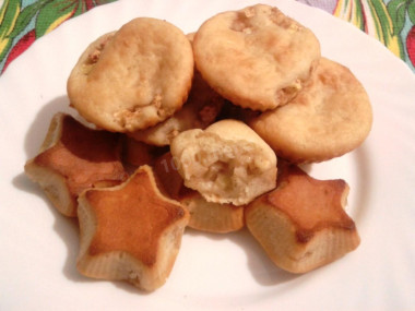 Яблочные оладьи в духовке