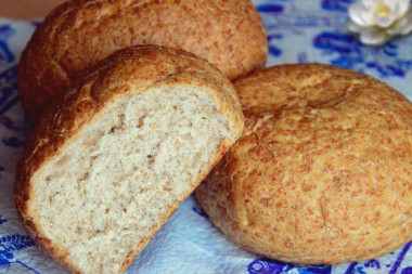 Ржаные булочки с отрубями