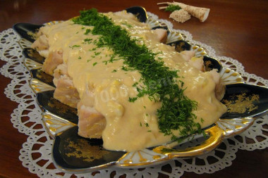 Севрюга с хреном