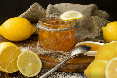 Лимонное варенье с кожурой