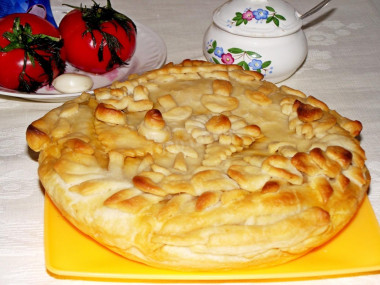 Закрытый дрожжевой пирог