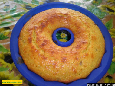 Творожный Кекс с лимонами и изюмом