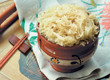 Квашеная капуста с корой березы
