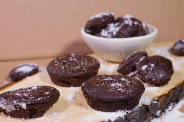 Шоколадные кексы из кокосовой муки