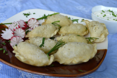 Вареники в масле в микроволновке