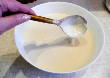 Тесто водяное на лепешки