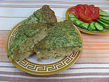 Запеканка из тертого картофеля и сыра