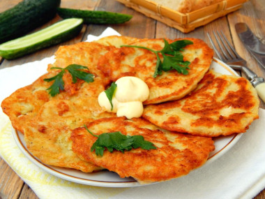 Драники с курицей