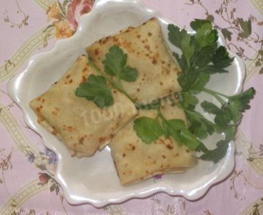 Вкусные блины с легким