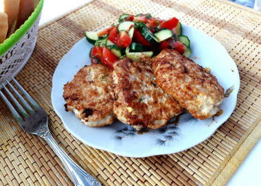 Куриные котлетки с молоком
