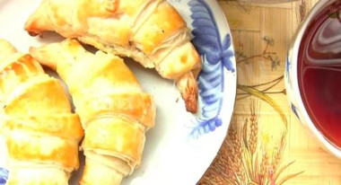 Круассаны с начинкой шоколад