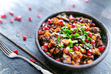 Кучмачи из говяжьих потрохов и свинины