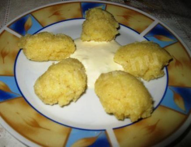 Кукурузная мамалыга по-молдавски