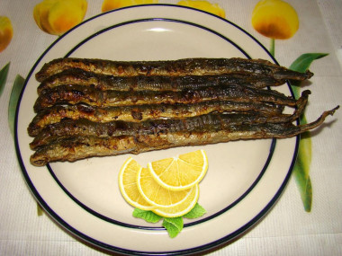 Минога на сковороде