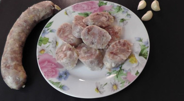 Куриная колбаса без желатина